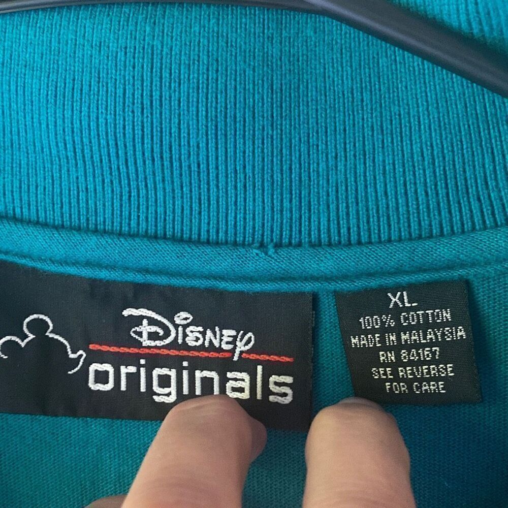 Vintage Disney mickey mouse polo shirt womens size XL green disney parks exclusi - Picture 3 of 5